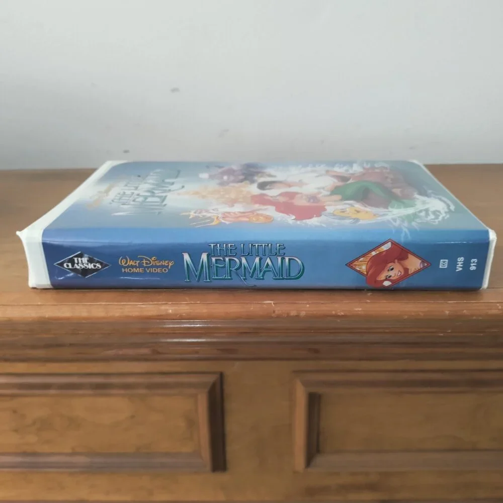Discontinued Cover 1989 Disney The Little Mermaid VHS 913 Black Diamond Series